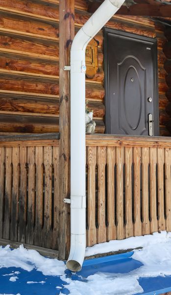 Cost of Porch Downspout Installation in Mchenry