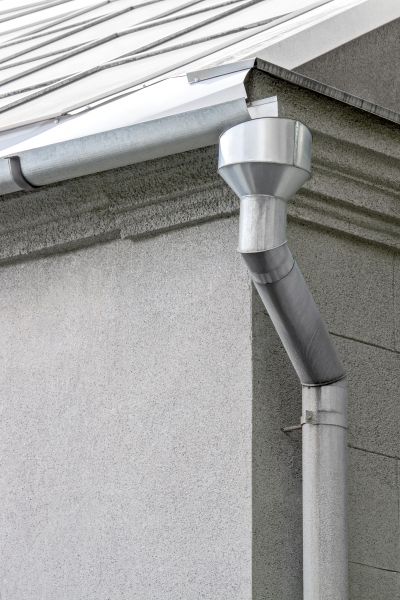 Galvanized Gutter Installation in Mchenry