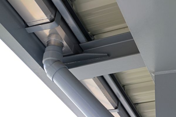 PVC Downspout Installation in Mchenry