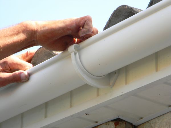 Plastic Gutter Repair in Mchenry