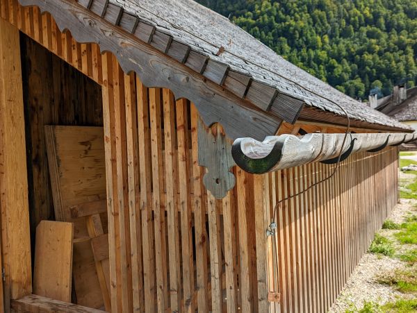 Wood Gutter Installation in Mchenry