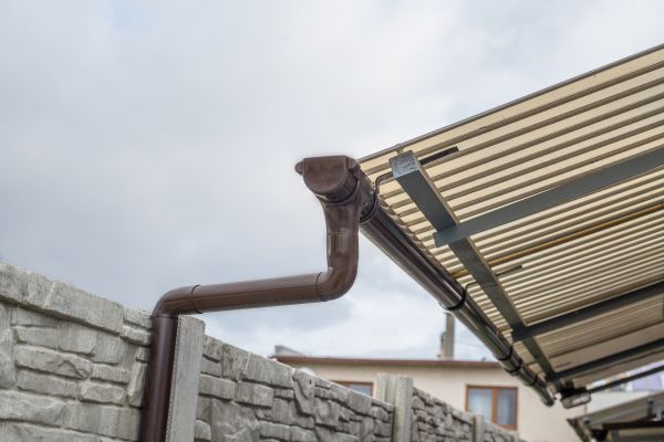 Plastic Downspout Installation in Mchenry